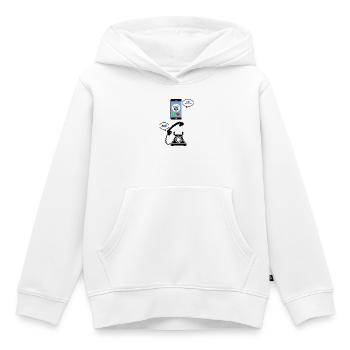 Hallo Oma - Kinder Premium Organic Hoodie - Weiß - Vorne - AI Model Kid Female (0cm)