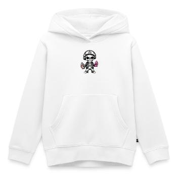 Graffiti Sprayer - Kinder Premium Organic Hoodie - Weiß - Vorne - AI Model Kid Female (0cm)