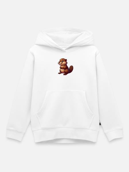 Bieber - Kinder Premium Organic Hoodie - Weiß