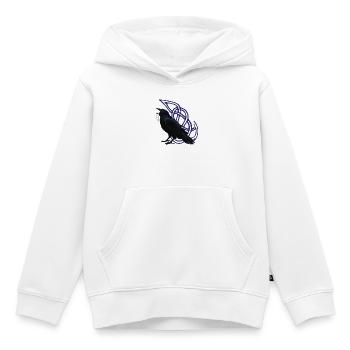 Knoten Muster, Kolkrabe, Rosenkränze - Kinder Premium Organic Hoodie - Weiß - Vorne - AI Model Kid Female (0cm)