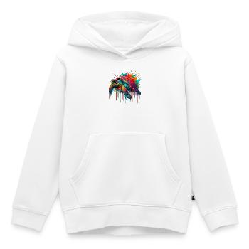 Schildkröte - Kinder Premium Organic Hoodie - Weiß - Vorne - AI Model Kid Female (0cm)