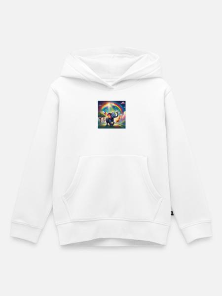 Kinderzimmer, Baby Säugling - Kinder Premium Organic Hoodie - Weiß