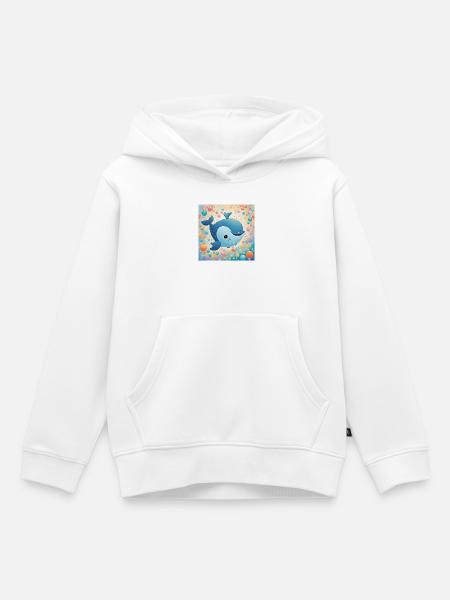 Babyposter, Kinderzimmer, Säugling - Kinder Premium Organic Hoodie - Weiß