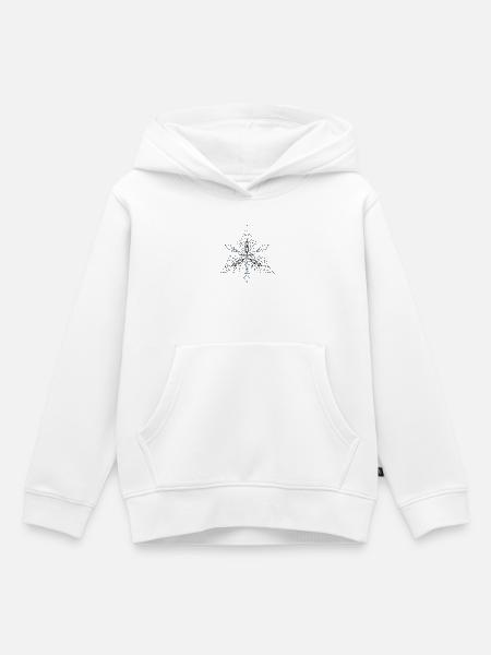Grafik - Kinder Premium Organic Hoodie - Weiß