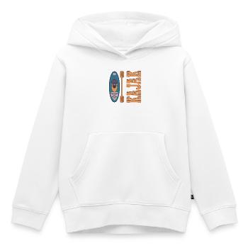 KAJAK PADDELBOOT - Kinder Premium Organic Hoodie - Weiß - Vorne - AI Model Kid Female (0cm)