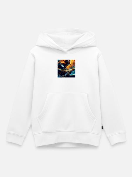 Bluesman - Kinder Premium Organic Hoodie - Weiß