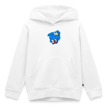Region Haute-Normandie - Kinder Premium Organic Hoodie - Weiß - Vorne - AI Model Kid Female (0cm)