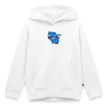 Lorraine Region - Kids Premium Organic Hoodie - white - Front - AI Model Kid Female (0cm)