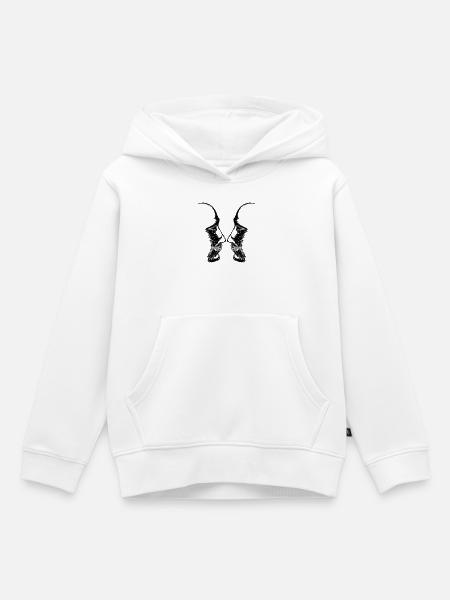 Köpfe - Kinder Premium Organic Hoodie - Weiß