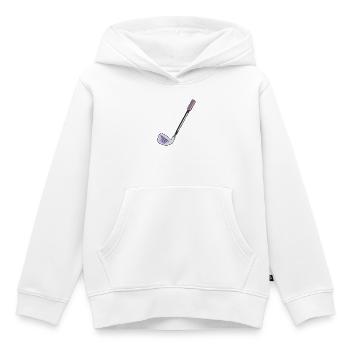 CLUBS DE GOLF JOUER AU GOLF - Sweat Premium à capuche enfant bio - blanc - Devant - AI Model Kid Female (0cm)