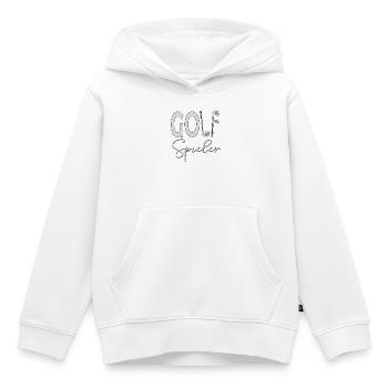 GOLFSPIELER GOLFSCHLÄGER - Kinder Premium Organic Hoodie - Weiß - Vorne - AI Model Kid Female (0cm)