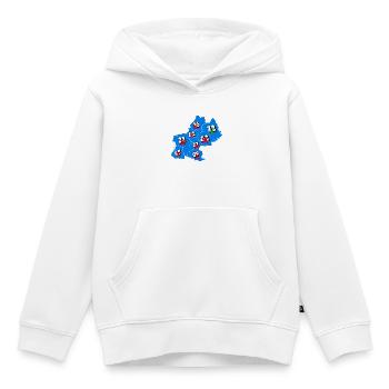 Région Midi-Pyrénées - Sweat Premium à capuche enfant bio - blanc - Devant - AI Model Kid Female (0cm)