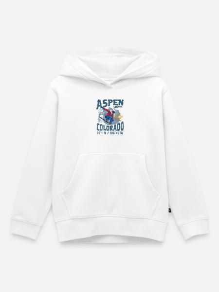 Aspen Lodge Freestyle - Kinder Premium Organic Hoodie - Weiß