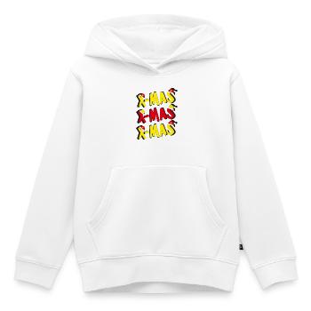 Weihnachtsmützen mit Xmas, ein toller Hingucker. - Kinder Premium Organic Hoodie - Weiß - Vorne - AI Model Kid Female (0cm)
