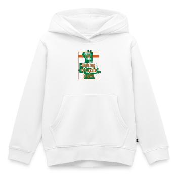 Statue mit Attitüde Statement Design - Kinder Premium Organic Hoodie - Weiß - Vorne - AI Model Kid Female (0cm)