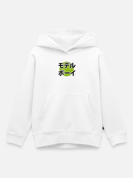 musterknabe japan - Kinder Premium Organic Hoodie - Weiß