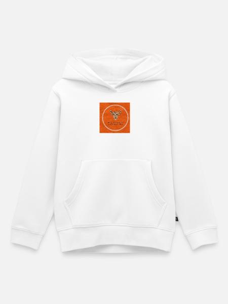 Taureau - Sweat Premium à capuche enfant bio - blanc