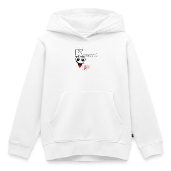 Carnaval , Le carnaval est génial , Chemise amusante de fête - Sweat Premium à capuche enfant bio - blanc - Devant - AI Model Kid Female (0cm)