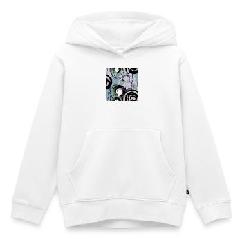 Formes dessinées à la main - Sweat Premium à capuche enfant bio - blanc - Devant - AI Model Kid Female (0cm)