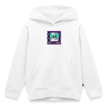 Floppe, Neon Cry 1994 - Sweat Premium à capuche enfant bio - blanc - Devant - AI Model Kid Female (0cm)