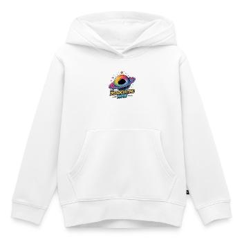 Je me dissocie maintenant - Sweat Premium à capuche enfant bio - blanc - Devant - AI Model Kid Female (0cm)