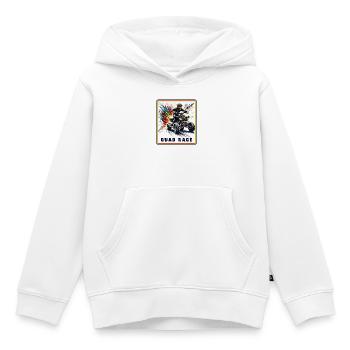 Quad Race – Speed Explosion - Kinder Premium Organic Hoodie - Weiß - Vorne - AI Model Kid Female (0cm)