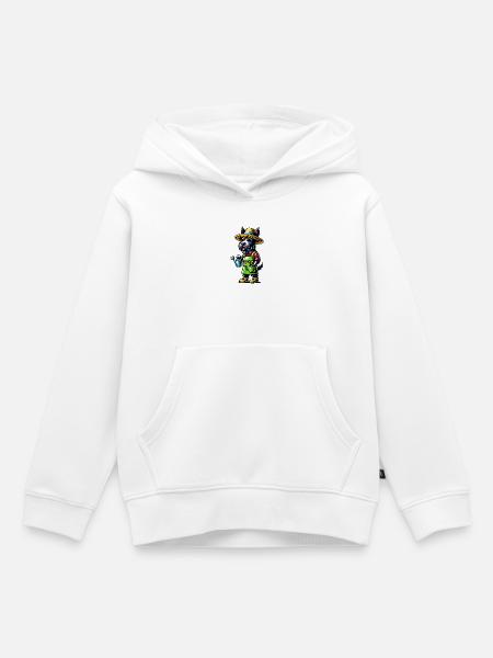 Scottish Terrier Gärtner - Kinder Premium Organic Hoodie - Weiß