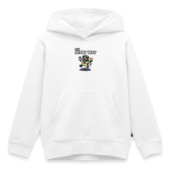 The Milky Way - Ko Astronaut - Kids Premium Organic Hoodie - white - Front - AI Model Kid Female (0cm)