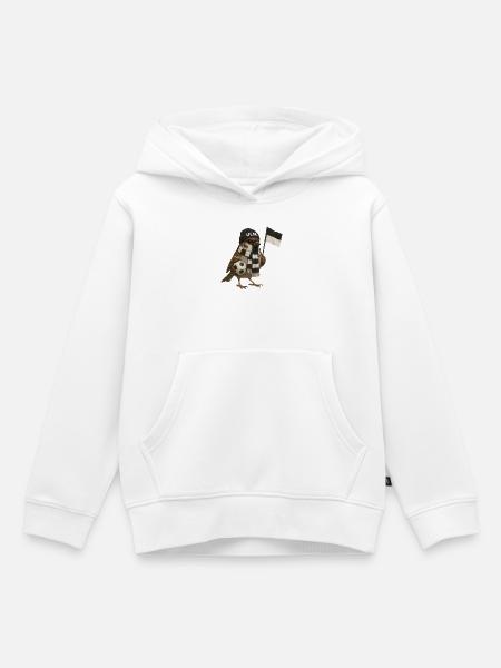 Ulmer Spatzen - Kinder Premium Organic Hoodie - Weiß