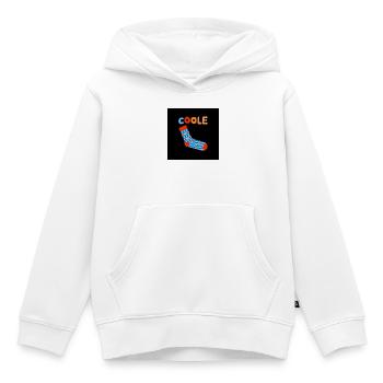Coole Socke Socken und lustiger Spruch - Kinder Premium Organic Hoodie - Weiß - Vorne - AI Model Kid Female (0cm)