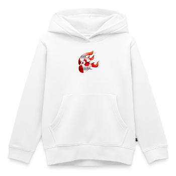 Flagge von Kanada - Kanada - Ninja - Kinder Premium Organic Hoodie - Weiß - Vorne - AI Model Kid Female (0cm)