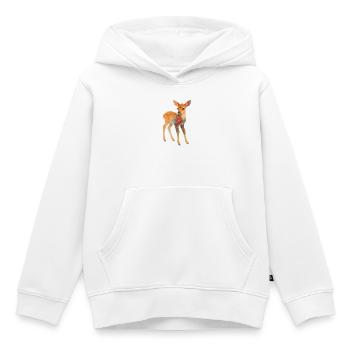 Yakuza Fawn – Unschuld mit Tinte - Kinder Premium Organic Hoodie - Weiß - Vorne - AI Model Kid Female (0cm)