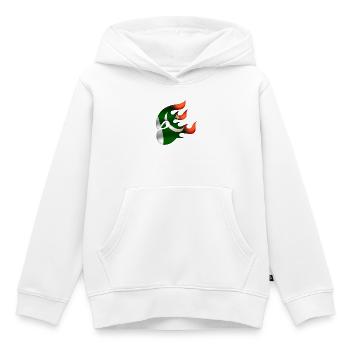 Drapeau du Pakistan - Pakistan - Ninja - Sweat Premium à capuche enfant bio - blanc - Devant - AI Model Kid Female (0cm)
