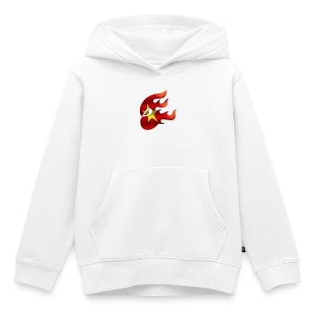 Vietnam Flag - Vietnam - Ninja - Kids Premium Organic Hoodie - white - Front - AI Model Kid Female (0cm)