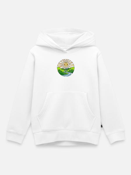 Sonnenschein - Kinder Premium Organic Hoodie - Weiß