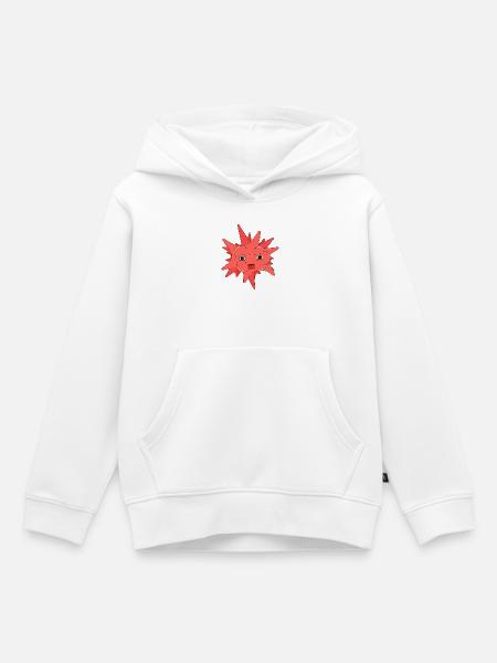 STYLING - Kinder Premium Organic Hoodie - Weiß