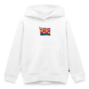 Whatever Meereswellen - Kinder Premium Organic Hoodie - Weiß - Vorne - AI Model Kid Female (0cm)