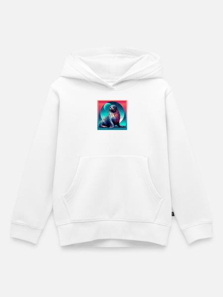 Siegel - Kinder Premium Organic Hoodie - Weiß