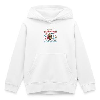 Capybara Schoolchild – 1st Grade, I'm Coming! - Kids Premium Organic Hoodie - white - Front - AI Model Kid Female (0cm)