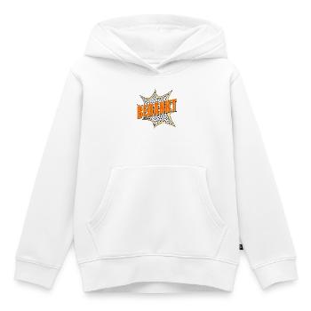 Merci - Sweat Premium à capuche enfant bio - blanc - Devant - AI Model Kid Female (0cm)