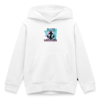 Maritime Anker mit Tau Design - Kinder Premium Organic Hoodie - Weiß - Vorne - AI Model Kid Female (0cm)