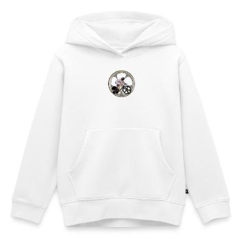 Radsport - Kinder Premium Organic Hoodie - Weiß - Vorne - AI Model Kid Female (0cm)