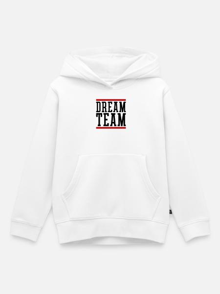 Dream Team - Kinder Premium Organic Hoodie - Weiß