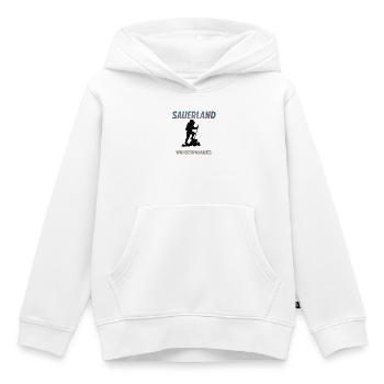 Sauerland Hiking Paradise – Motif extérieur - Sweat Premium à capuche enfant bio - blanc - Devant - AI Model Kid Female (0cm)