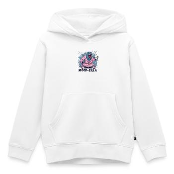 Morning Rage - Kids Premium Organic Hoodie - white - Front - AI Model Kid Female (0cm)