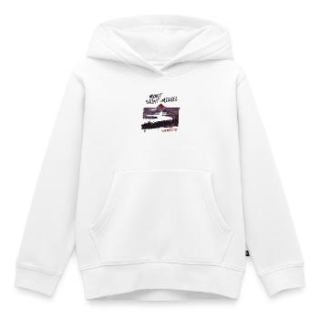 Mont Saint-Michel coucher Normandie - Sweat Premium à capuche enfant bio - blanc - Devant - AI Model Kid Female (0cm)