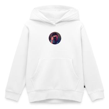 Fotograf mit künstlerischer Digitaltransformation - Kinder Premium Organic Hoodie - Weiß - Vorne - AI Model Kid Female (0cm)
