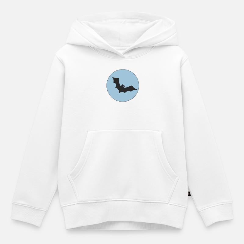 Halloween - Sweat Premium à capuche enfant bio - blanc