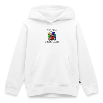 Pick Up & Sclero Männlich - Kinder Premium Organic Hoodie - Weiß - Vorne - AI Model Kid Female (0cm)