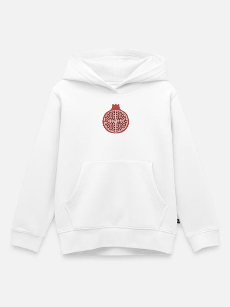 Demi-grenade - Sweat Premium à capuche enfant bio - blanc